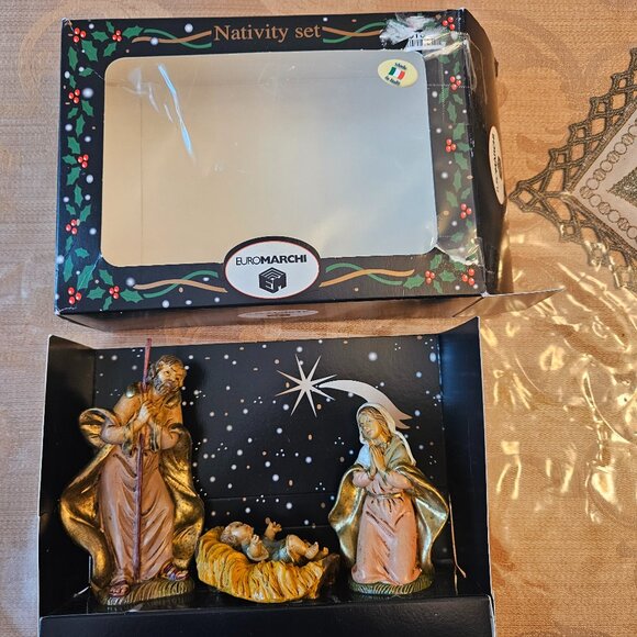 Vintage Euromarchi Nativity Set - Picture 1 of 11